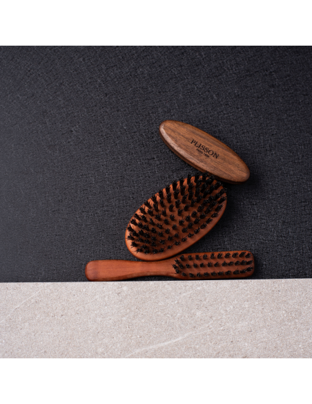 Pure boar bristle beard brush - Plisson 1808