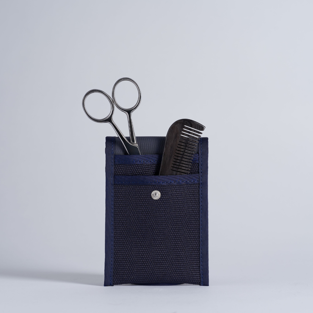 Beard and Moustache Kit, Comb and Scissors - Plisson 1808