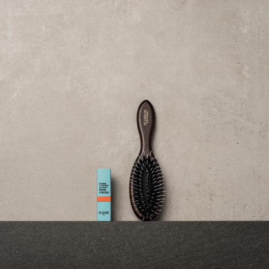 Brosse à cheveux pneumatique en poil de sanglier Petit - Plisson 1808