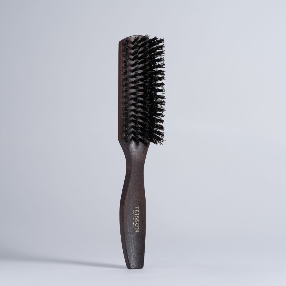 Men’s Boar Bristle Flat Hairbrush – Plisson 1808