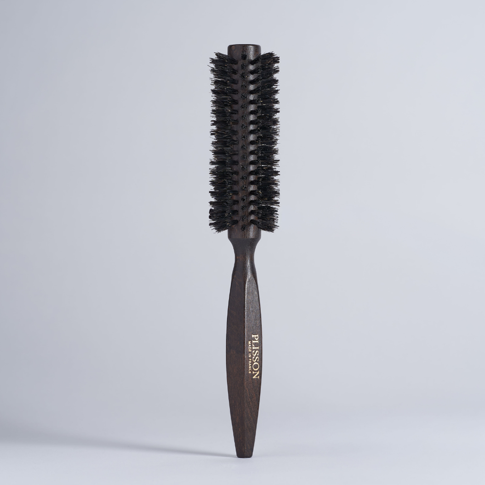 Brosse à cheveux brushing en poil de sanglier - Plisson 1808