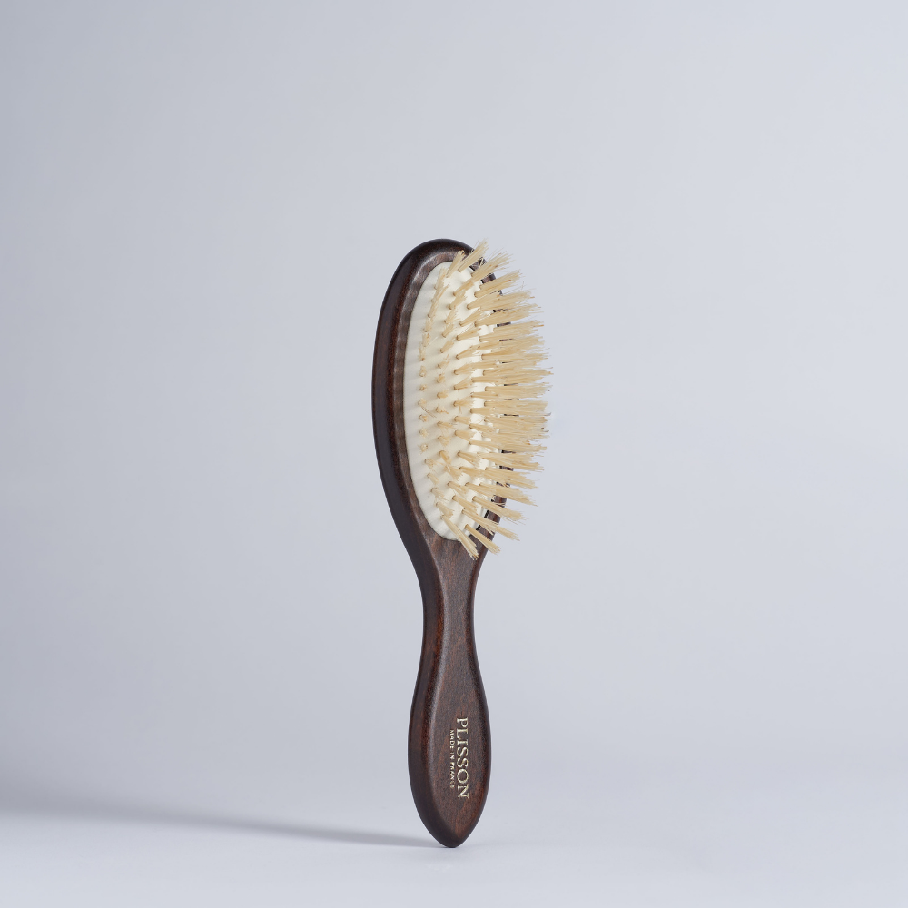 Brosse à cheveux de petite taille en poil de sanglier - Plisson 1808
