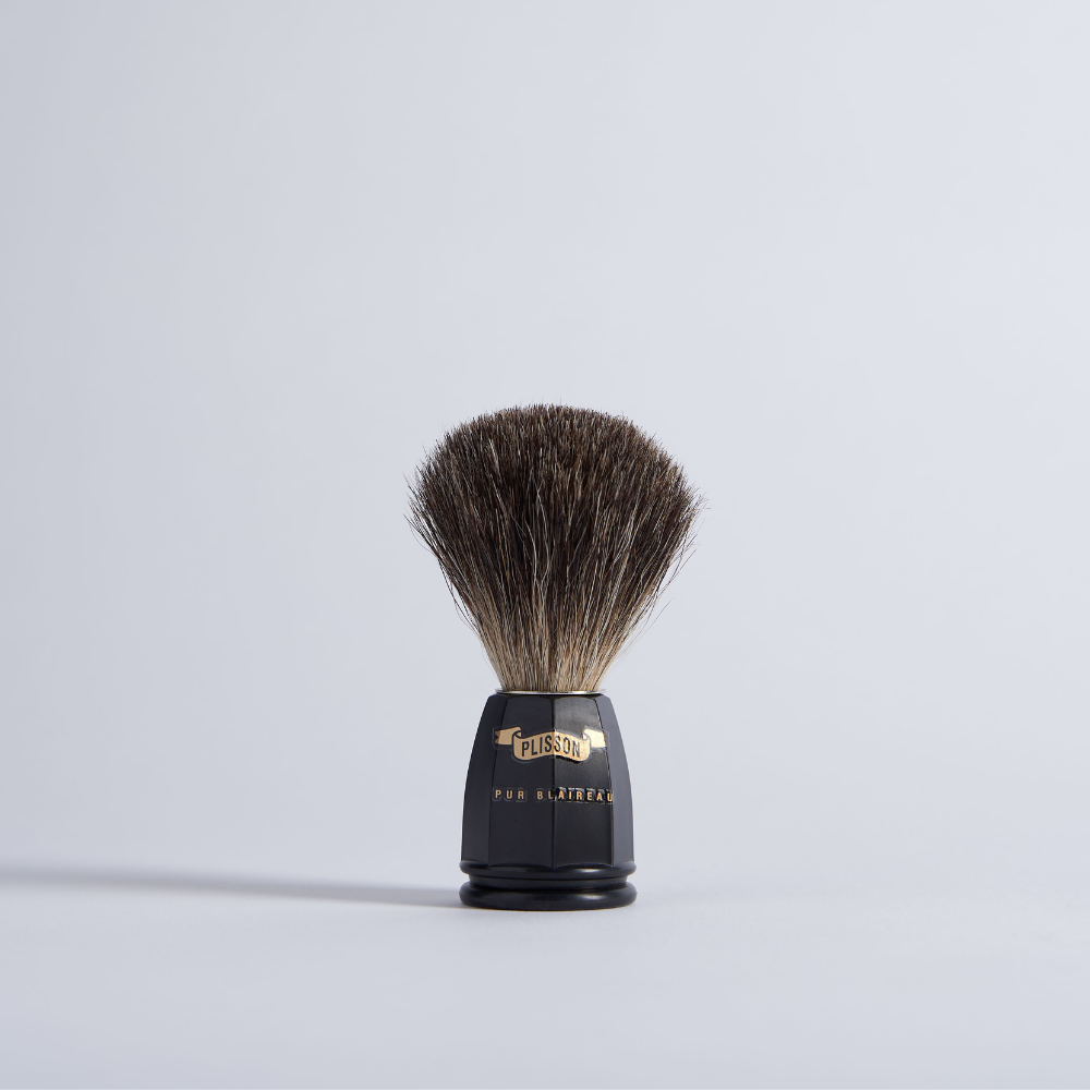 Pure Russian Grey Octagonal Badger Shaving Brush