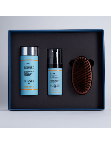 Beard care set – gift idea for bearded men – Made in France