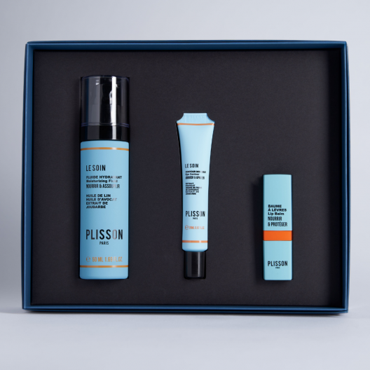 Coffret cadeau de soins pour homme - Fabriqué en France - Plisson 1808