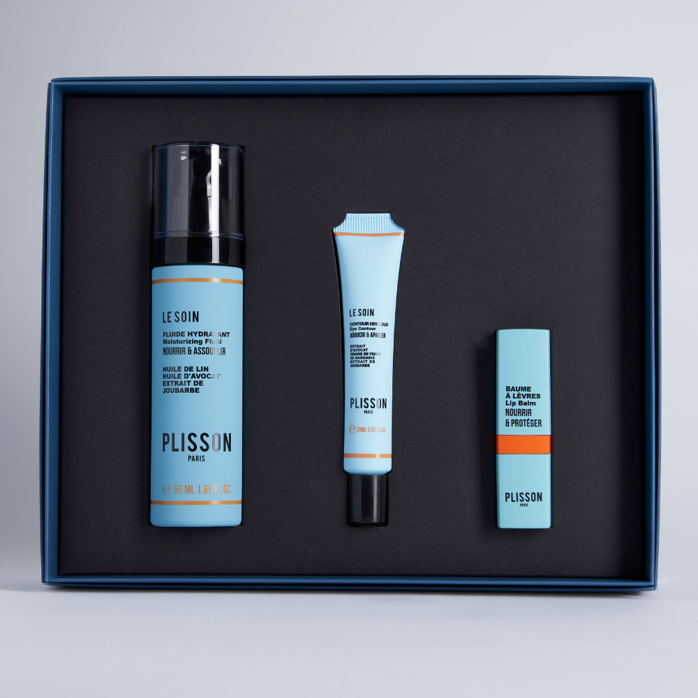 Coffret cadeau de soins pour homme - Fabriqué en France - Plisson 1808