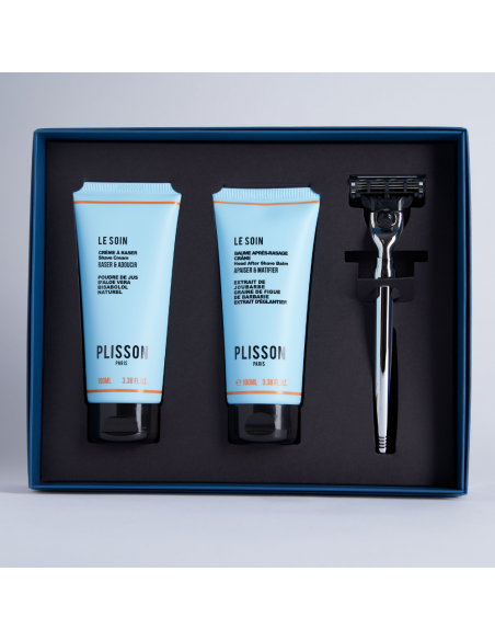 Coffret cadeau de rasage homme - Plisson 1808