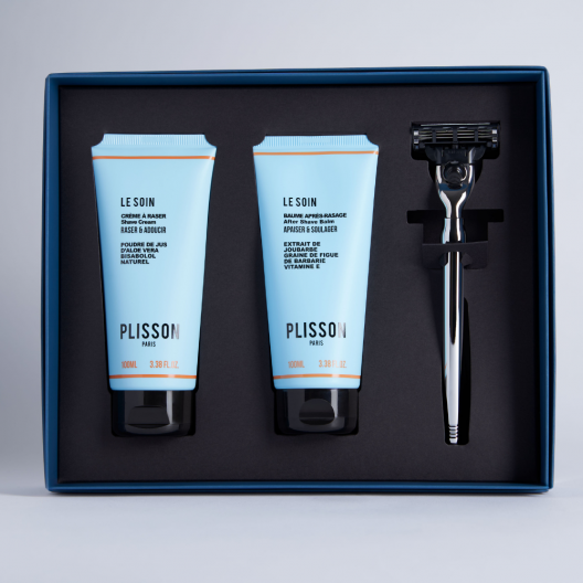 Coffret cadeau de rasage homme - Plisson 1808