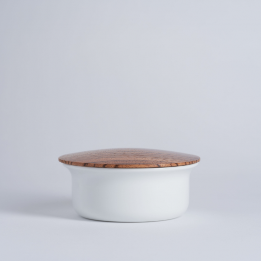 Bol de Afeitar y Jabón con Tapa de Zebrano – Fabricado en Francia