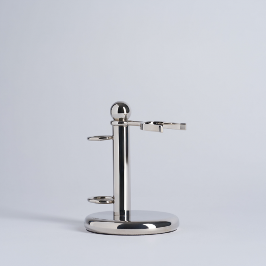 Shaving brush and razor holder in solid brass - Plisson 1808