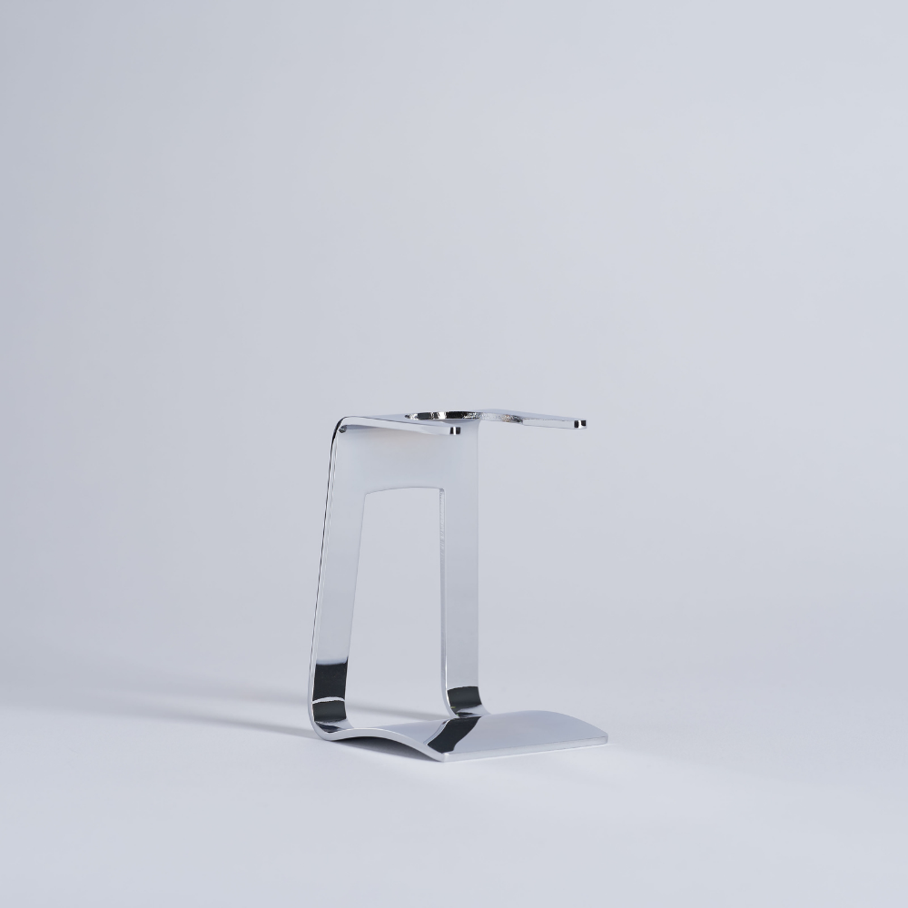 Soporte para brocha de afeitar en latón niquelado – Plisson 1808