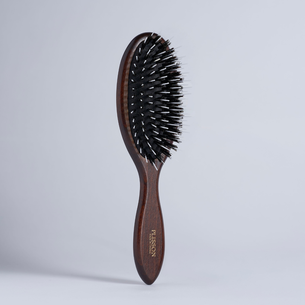 Pneumatic Hairbrush, Boar Bristles and Nylon Pins - Plisson 1808