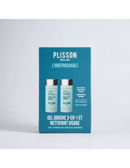 Duschgel 3-in-1 und Feuchtigkeitsfluid für Männer - Plisson 1808