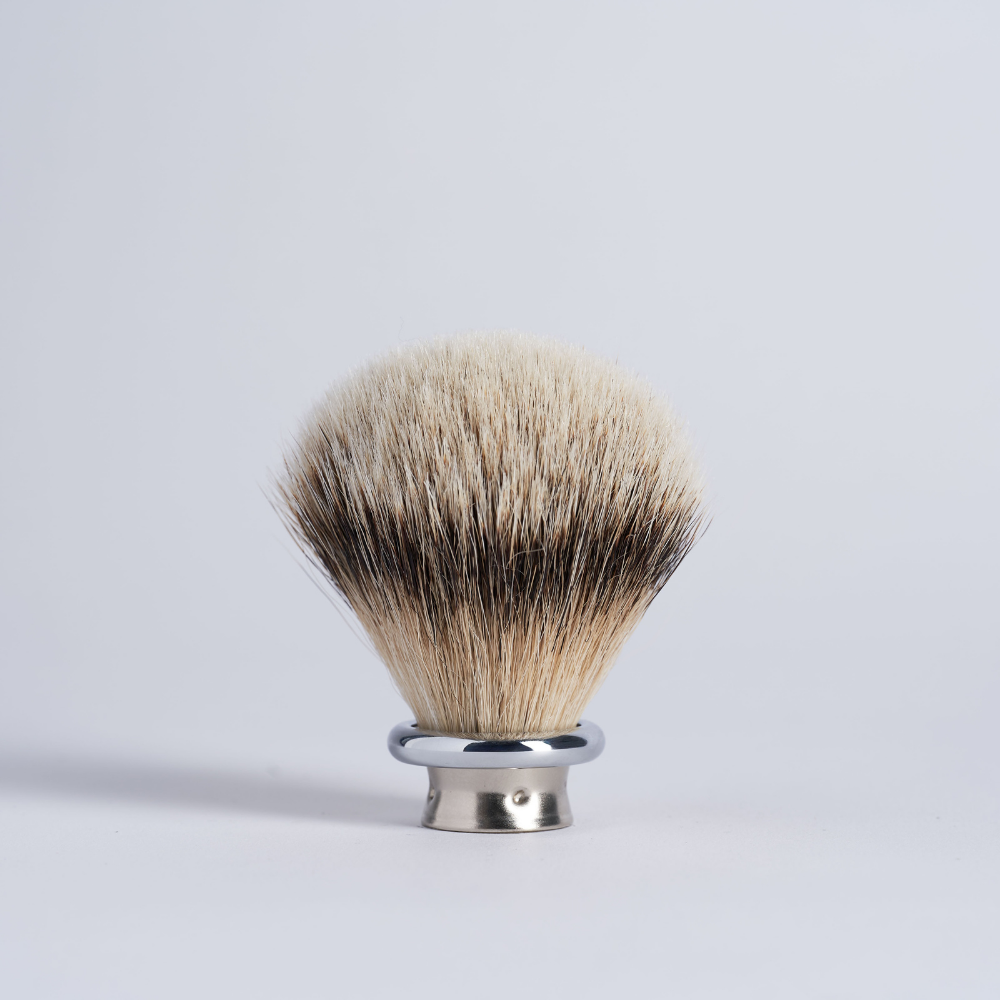 Replacement Knot Chrome Shaving Brush  - Plisson 1808