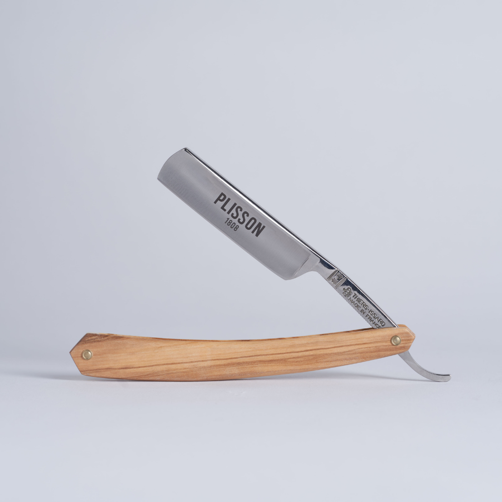 Olivewood Straight Razor