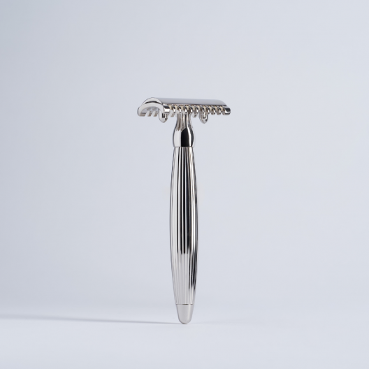 Safety Razor Godroon - Palladium Finish