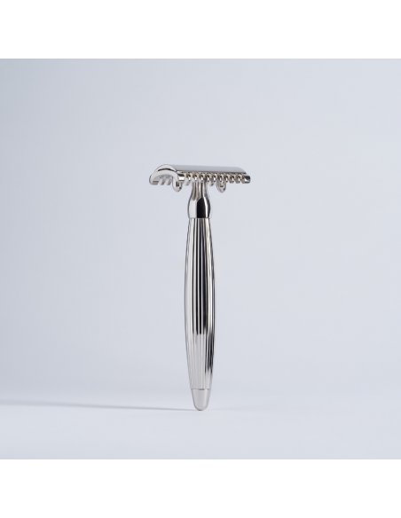 Safety Razor Godroon - Palladium Finish
