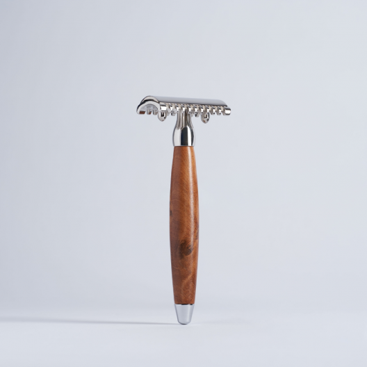 maquinilla de afeitar Joris de madera de thuya