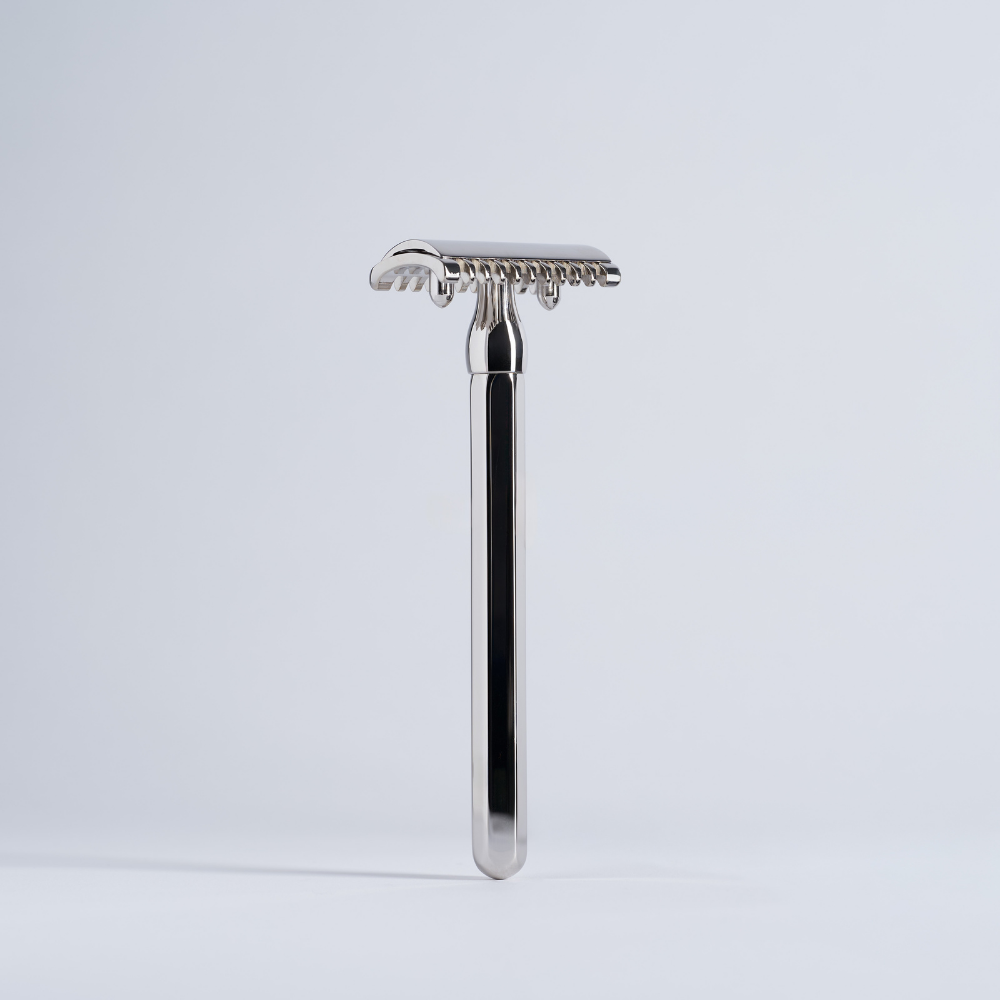 Solid Hexagonal Safety Razor - 2 finishes