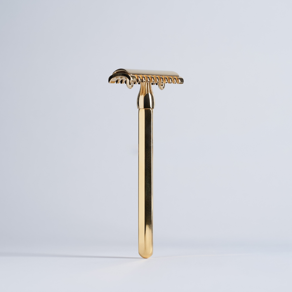 Solid Hexagonal Safety Razor - 2 finishes