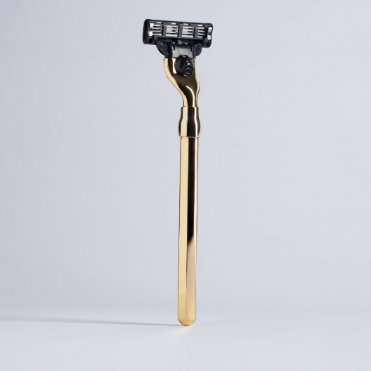 Solid Hexagonal Mach3 Razor - 2 finishes