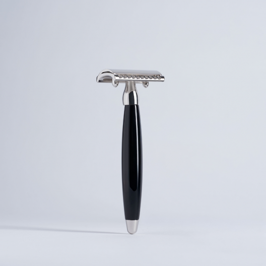 Safety Razor Joris Collection Black Lacquer Chrome Finish