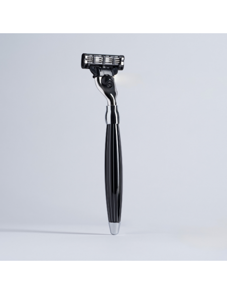 Retro Lacquered and Chrome Mach3 Razor – French Manufacture