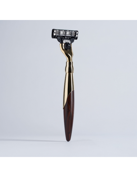 Mach3 Rasierer - Makassar-Ebenholz und Gold