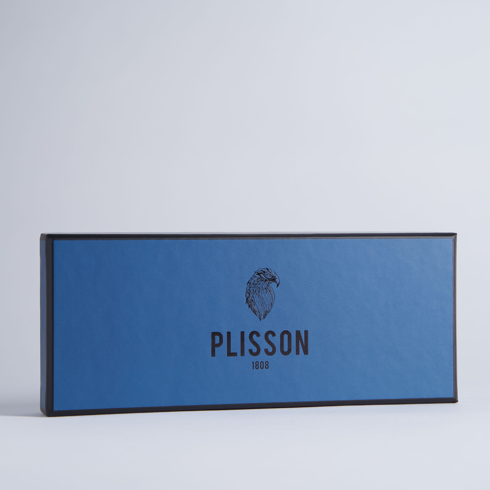 Rasierer aus massivem Messing mit Palladium-Finish – Plisson 1808