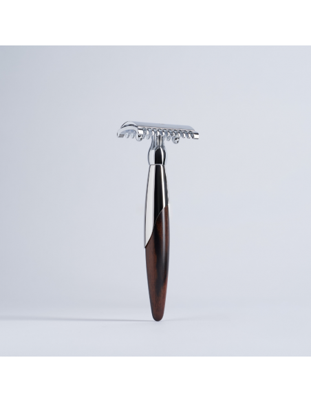 Odyssée Safety Razor in Royal Rosewood and Palladium