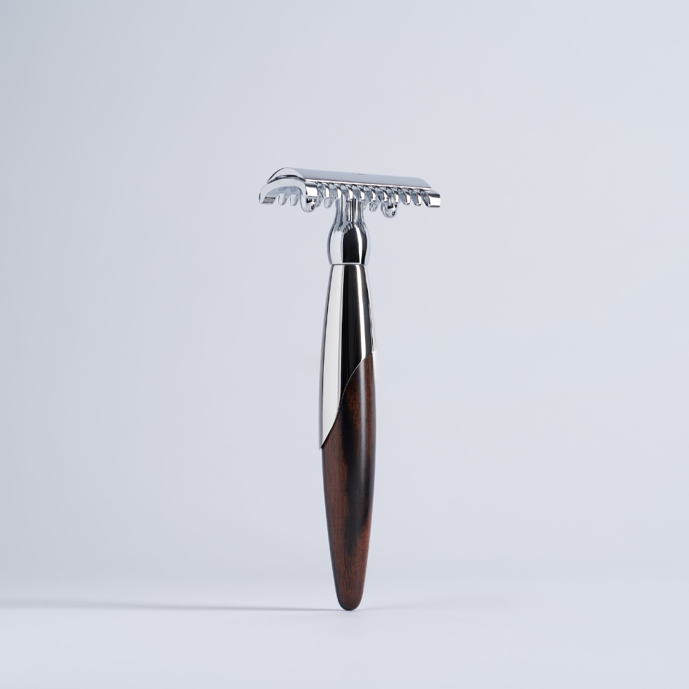 Odyssée Safety Razor in Royal Rosewood and Palladium