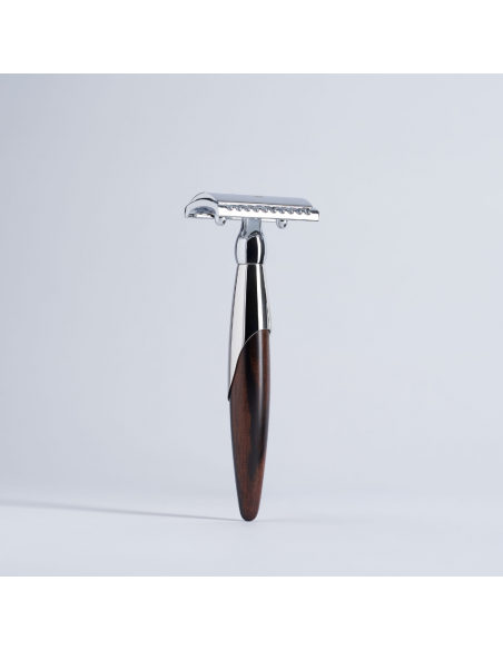 Odyssée Safety Razor in Royal Rosewood and Palladium