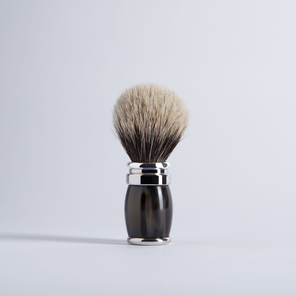 Cepillo de barba de cuerno auténtico - Plisson 1808