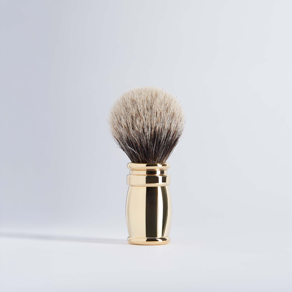 Shaving Brush Gold Finish - Plisson 1808