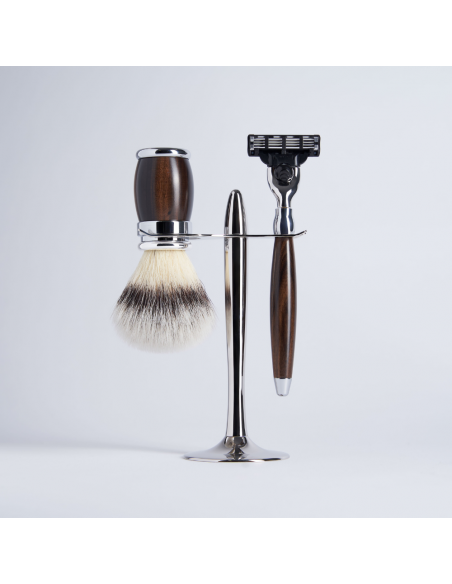 Set 3 Pieces Ebony Fibre "Blanc Haute Montagne"