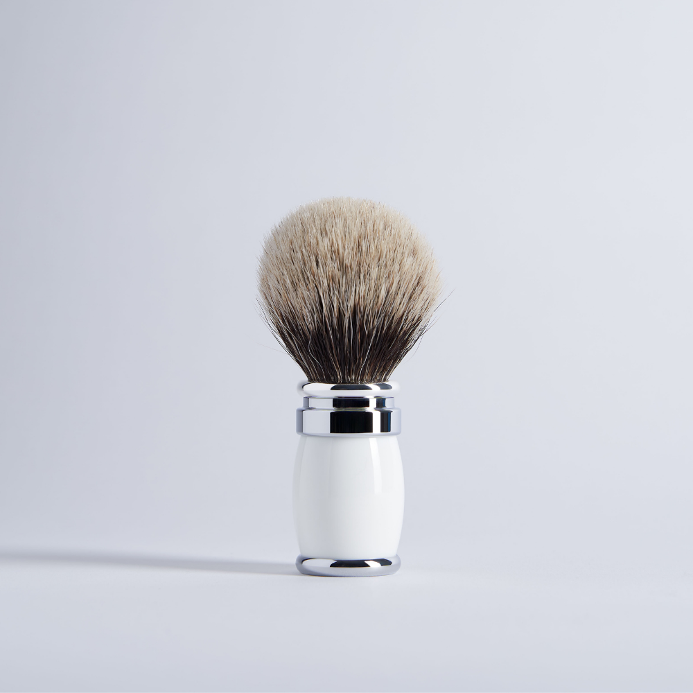 Blaireau Joris Gris Européen Laque et Palladium  - Plisson 1808