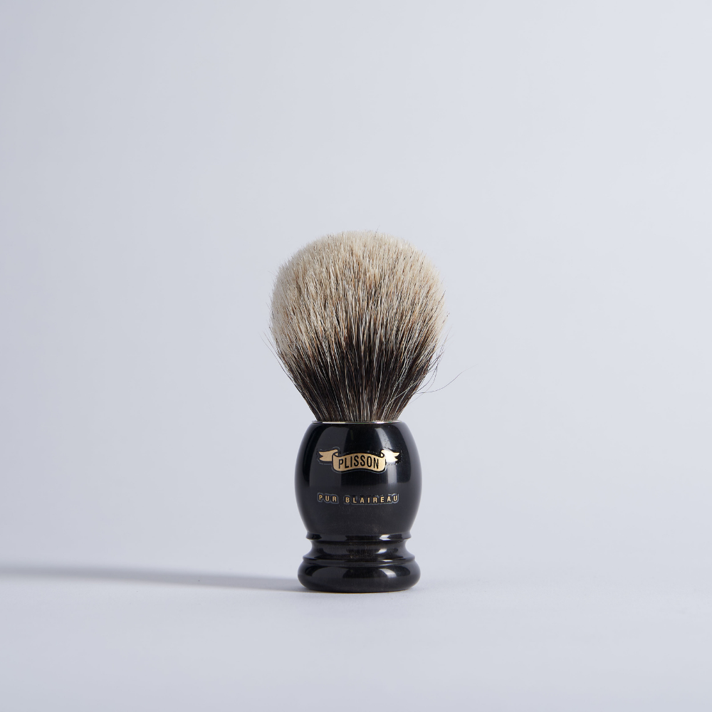 Blaireau Original Gris Européen Acétate - Plisson 1808