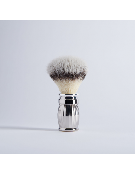 Shaving brush Plisson synthetic fibre and Palladium finish