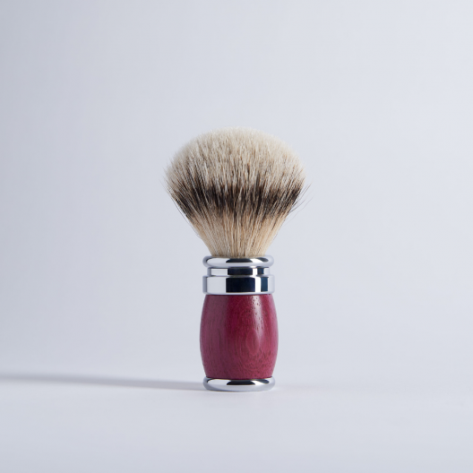 amaranth wood High Mountain White shaving brush