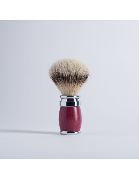 amaranth wood High Mountain White shaving brush