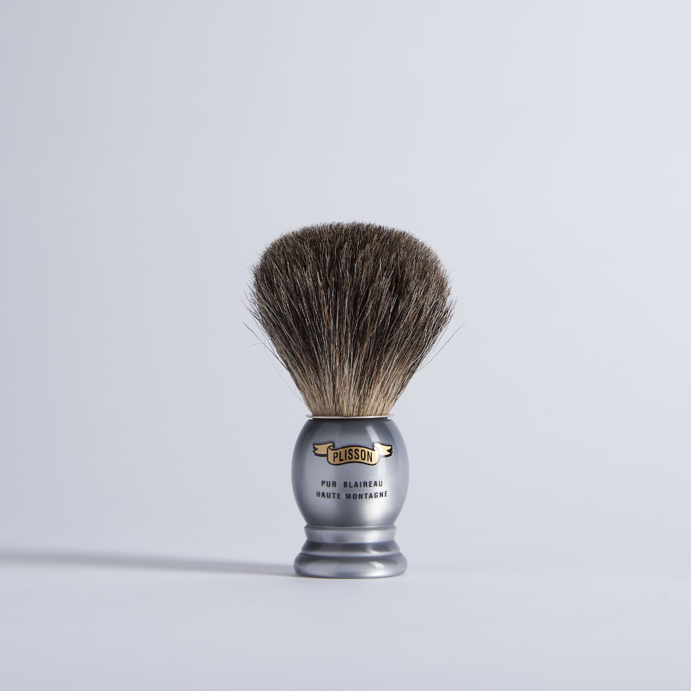 Essentiel Grey Russian Badger Brush – 9 Colours – Plisson 1808