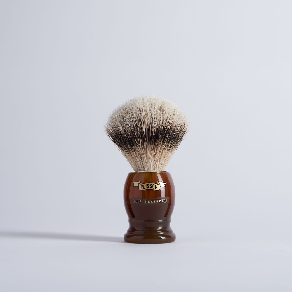 Blaireau Original Blanc Haute Montagne Acétate - Plisson 1808