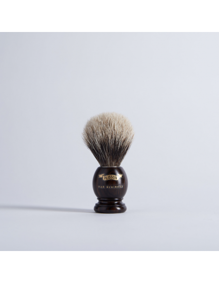 Shaving Brush Macassar Ebony - Plisson 1808