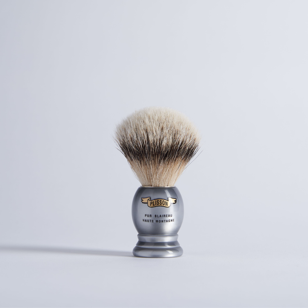 High Mountain White Acetate Shaving Brush - 4 colours