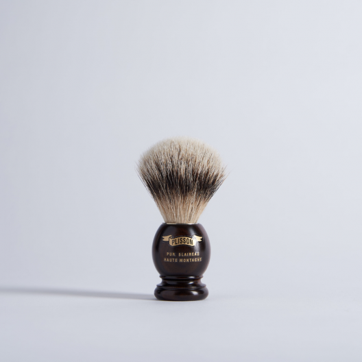 High Mountain White Macassar Ebony Shaving Brush
