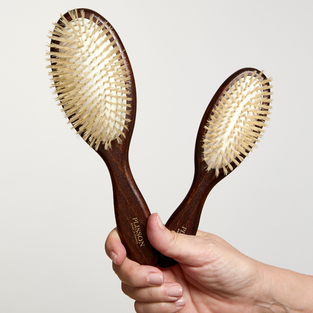 Brosse à cheveux de petite taille en poil de sanglier - Plisson 1808