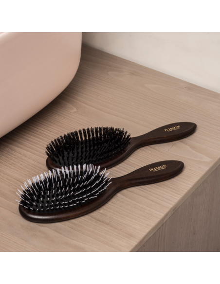 Brosse à cheveux pneumatique pur sanglier made in France - Plisson 1808