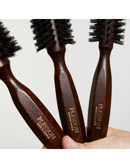 Brosse brushing en pur poil de sanglier - Plisson 1808