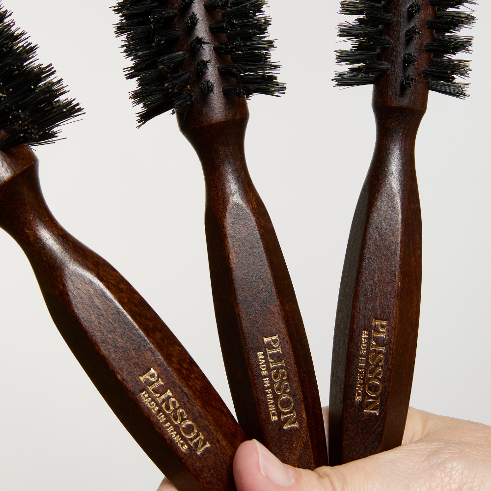 Brosse brushing en pur poil de sanglier - Plisson 1808