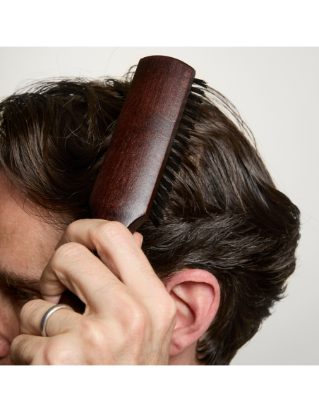 Men’s Boar Bristle Flat Hairbrush – Plisson 1808